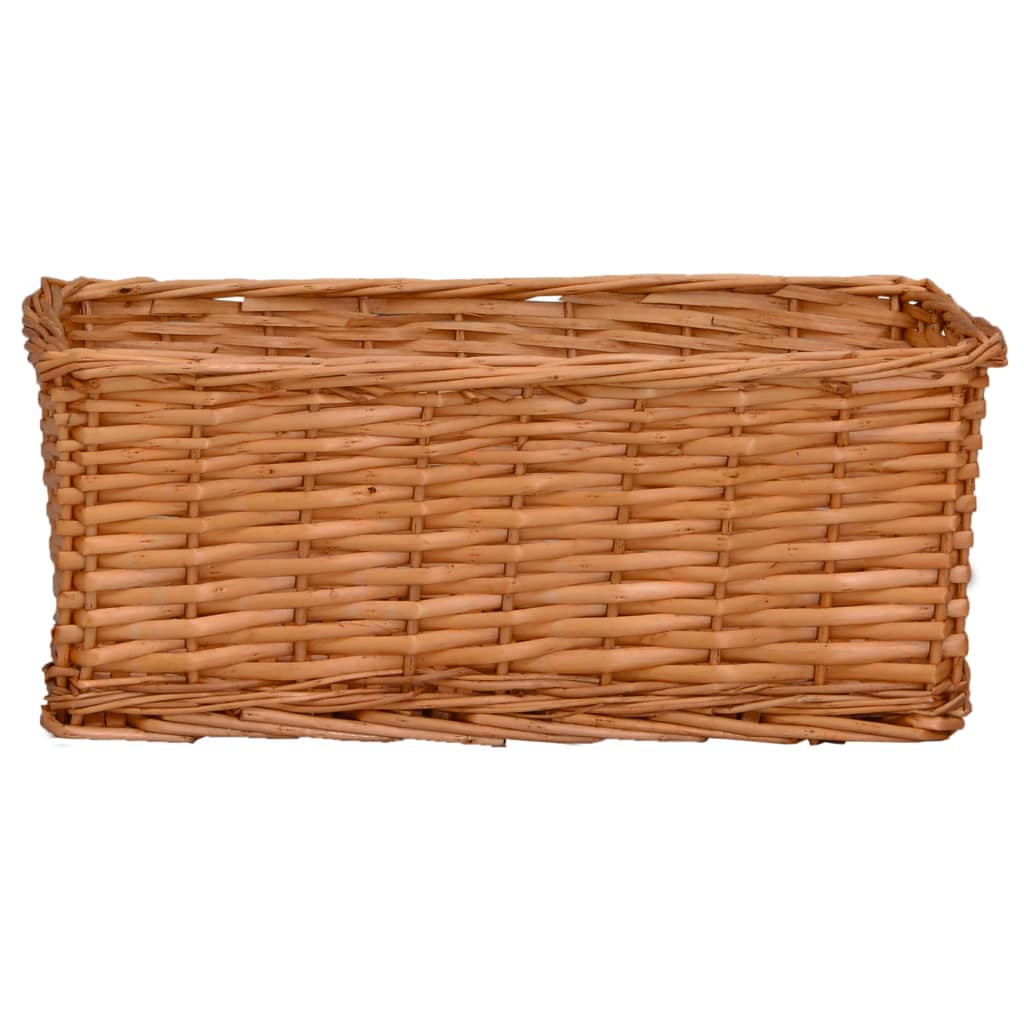 4 Piece Stackable Basket Set Brown Willow- Household Storage Boxes - HomeShopIreland - Home Shop Ireland - Household Storage Boxes - 4 Piece Stackable Basket Set Brown Willow