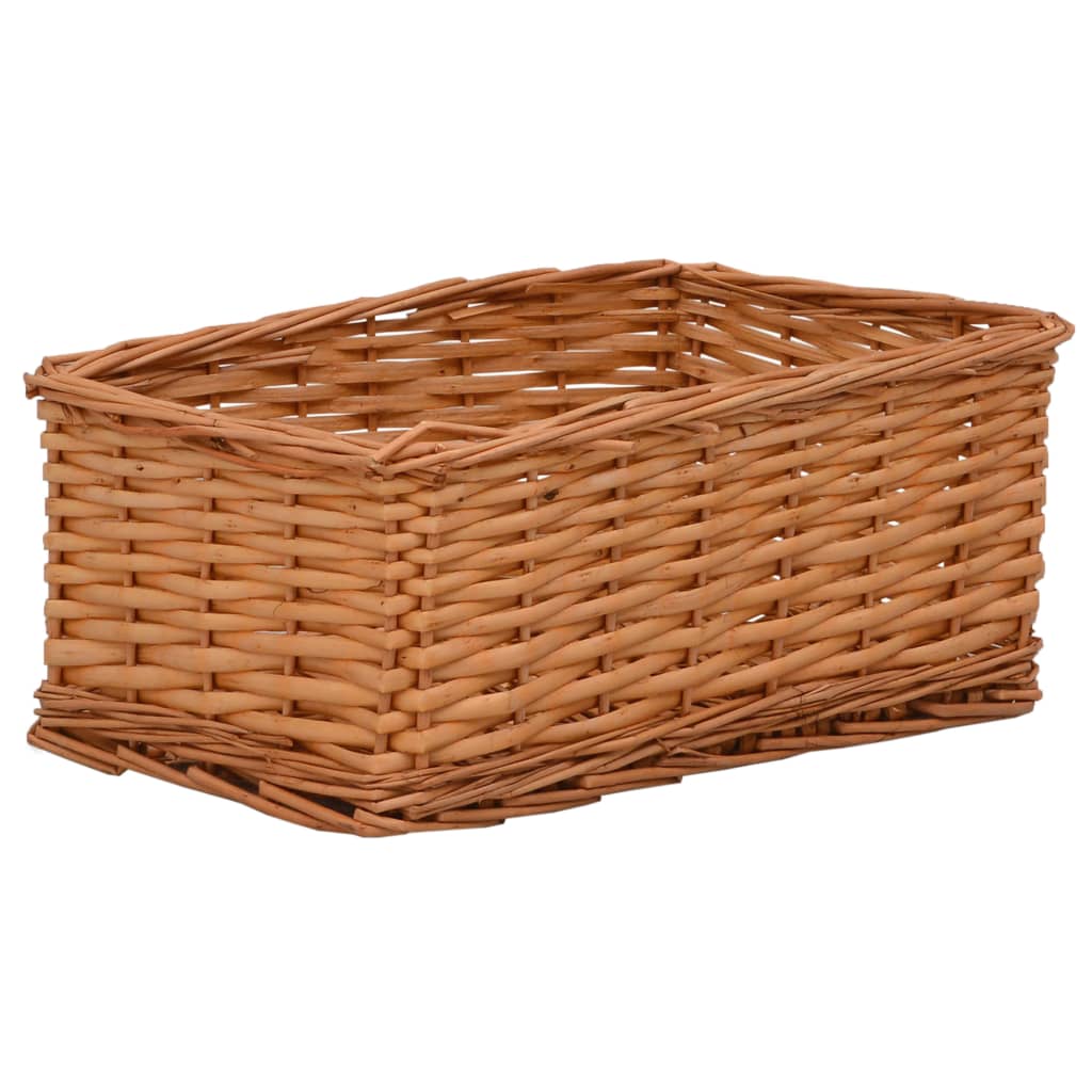 4 Piece Stackable Basket Set Brown Willow- Household Storage Boxes - HomeShopIreland - Home Shop Ireland - Household Storage Boxes - 4 Piece Stackable Basket Set Brown Willow