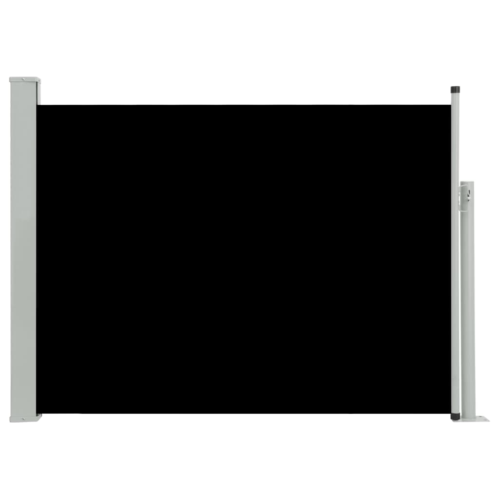 Patio Retractable Side Awning 100x500 cm Black- Outdoor Umbrellas & Sunshades - HomeShopIreland - Home Shop Ireland - Outdoor Umbrellas & Sunshades - Patio Retractable Side Awning 100x500 cm Black
