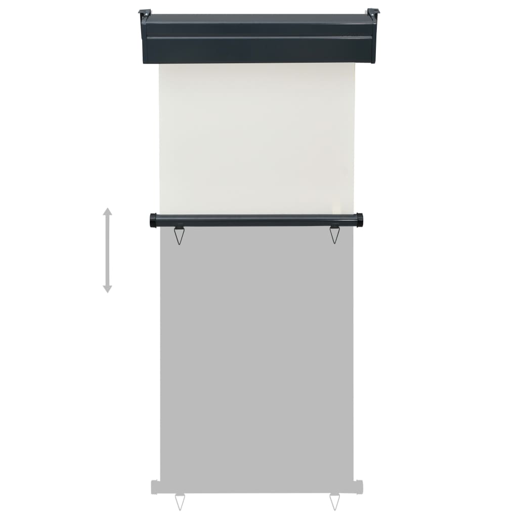 Balcony Side Awning 80x250 cm Cream- Outdoor Umbrellas & Sunshades - HomeShopIreland - Home Shop Ireland - Outdoor Umbrellas & Sunshades - Balcony Side Awning 80x250 cm Cream