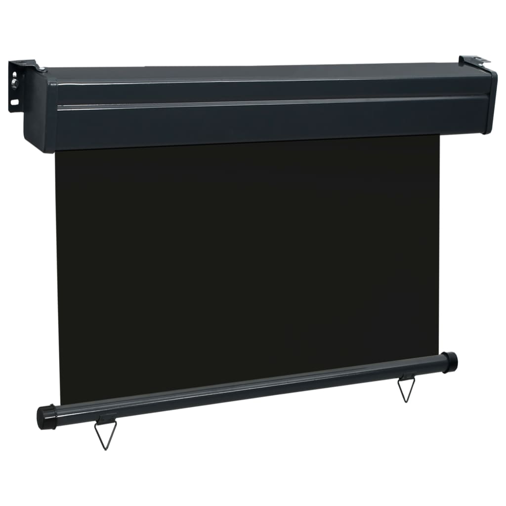 Balcony Side Awning 100x250 cm Black- Outdoor Umbrellas & Sunshades - HomeShopIreland - Home Shop Ireland - Outdoor Umbrellas & Sunshades - Balcony Side Awning 100x250 cm Black