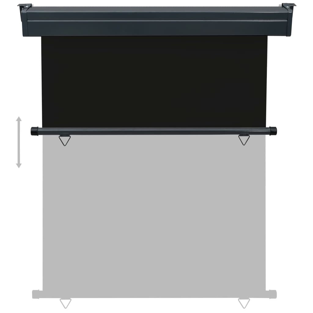 Balcony Side Awning 140x250 cm Black- Outdoor Umbrellas & Sunshades - HomeShopIreland - Home Shop Ireland - Outdoor Umbrellas & Sunshades - Balcony Side Awning 140x250 cm Black