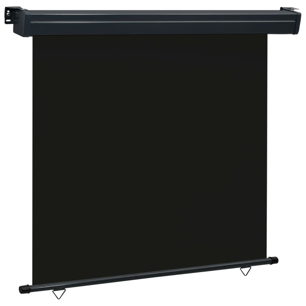 Balcony Side Awning 170x250 cm Black- Outdoor Umbrellas & Sunshades - HomeShopIreland - Home Shop Ireland - Outdoor Umbrellas & Sunshades - Balcony Side Awning 170x250 cm Black