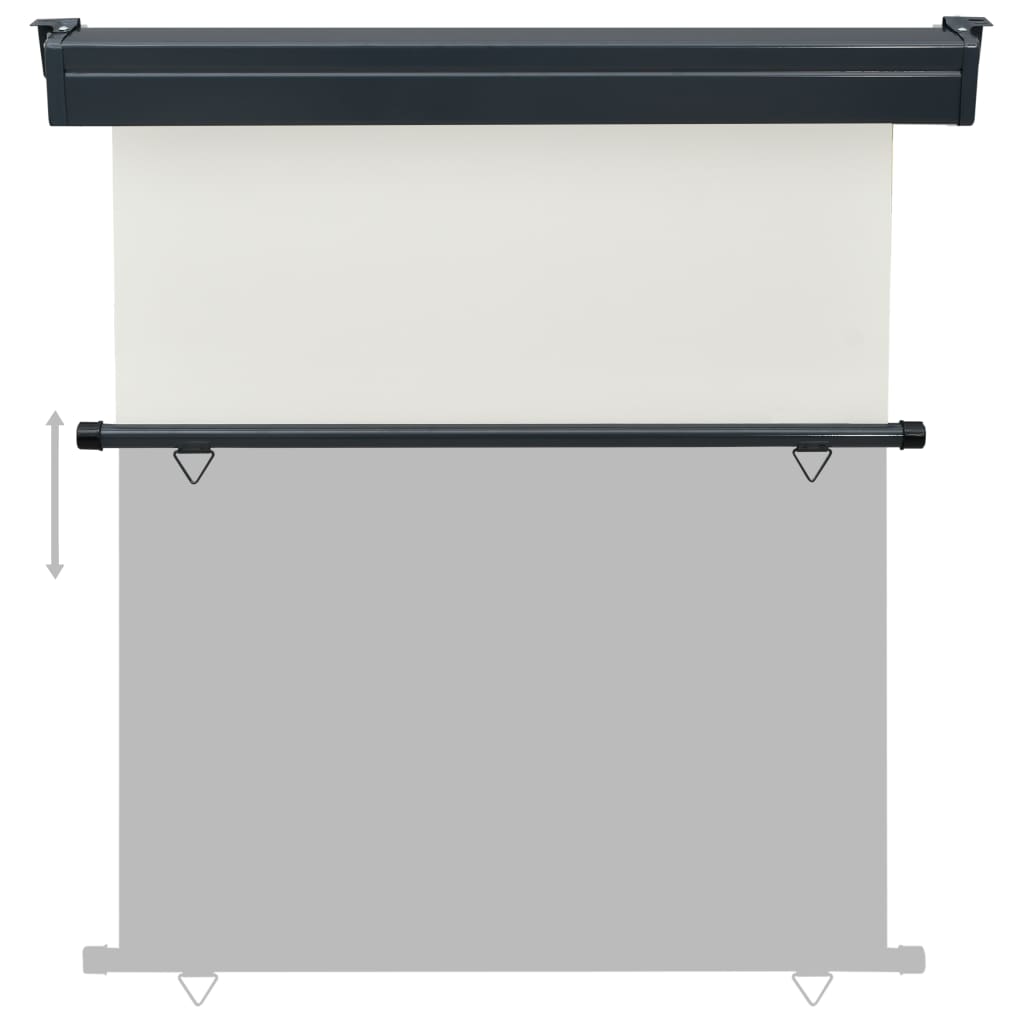 Balcony Side Awning 170x250 cm Cream- Outdoor Umbrellas & Sunshades - HomeShopIreland - Home Shop Ireland - Outdoor Umbrellas & Sunshades - Balcony Side Awning 170x250 cm Cream