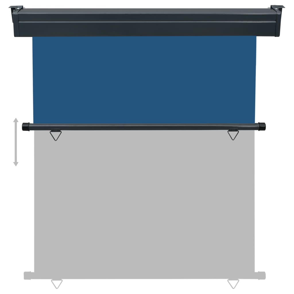 Balcony Side Awning 170x250 cm Blue- Outdoor Umbrellas & Sunshades - HomeShopIreland - Home Shop Ireland - Outdoor Umbrellas & Sunshades - Balcony Side Awning 170x250 cm Blue