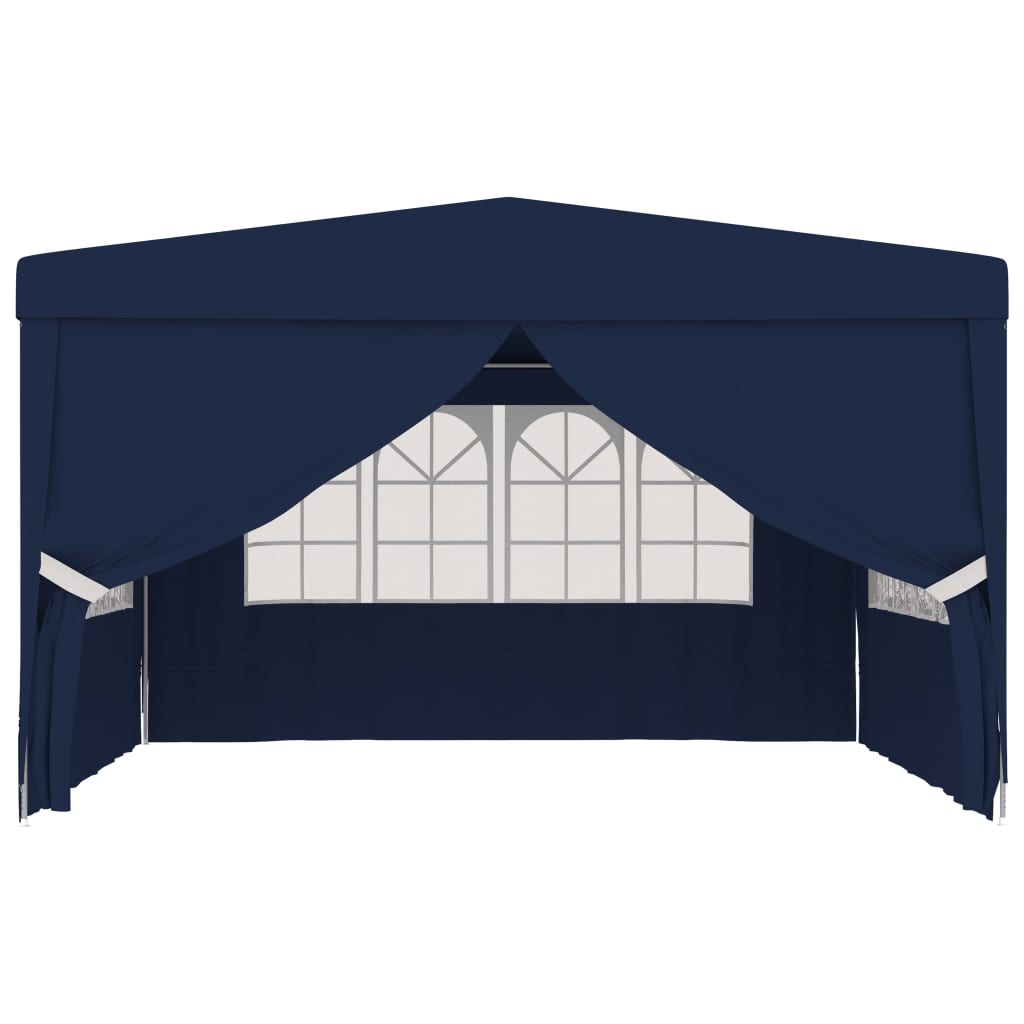 Professional Party Tent with Side Walls 4x4 m Blue 90 g/m?- Canopies & Gazebos - HomeShopIreland - Home Shop Ireland - Canopies & Gazebos - Professional Party Tent with Side Walls 4x4 m Blue 90 g/m?