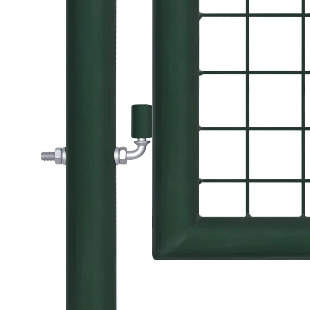 Fence Gate Steel 100x125 cm Green- Gates - HomeShopIreland - Home Shop Ireland - Gates - Fence Gate Steel 100x125 cm Green