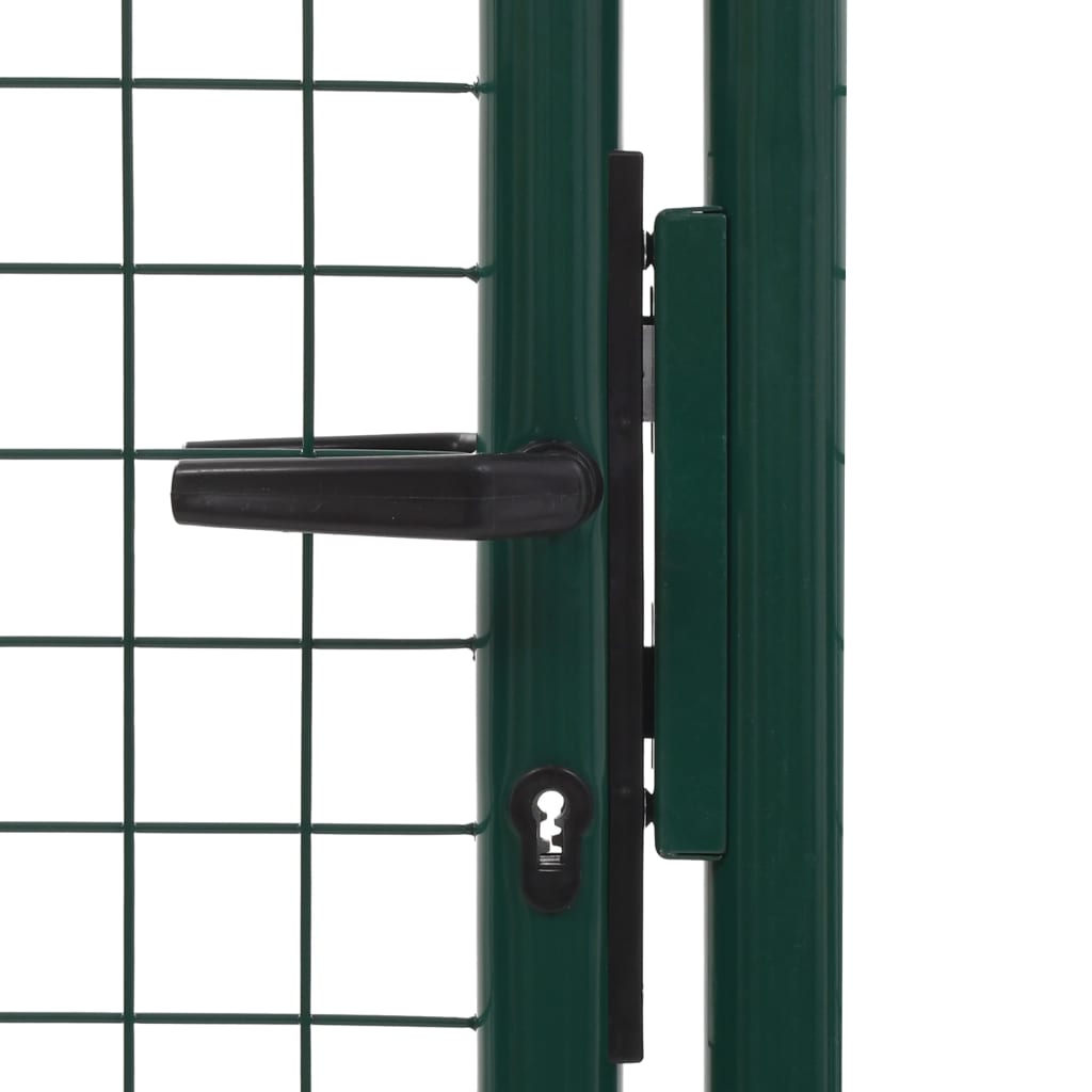 Fence Gate Steel 100x125 cm Green- Gates - HomeShopIreland - Home Shop Ireland - Gates - Fence Gate Steel 100x125 cm Green
