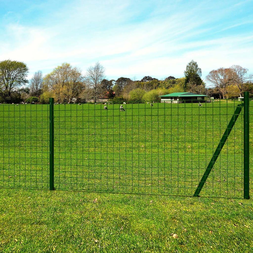 Euro Fence Steel 25x1.7 m Green- Fence Panels - HomeShopIreland - Home Shop Ireland - Fence Panels - Euro Fence Steel 25x1.7 m Green