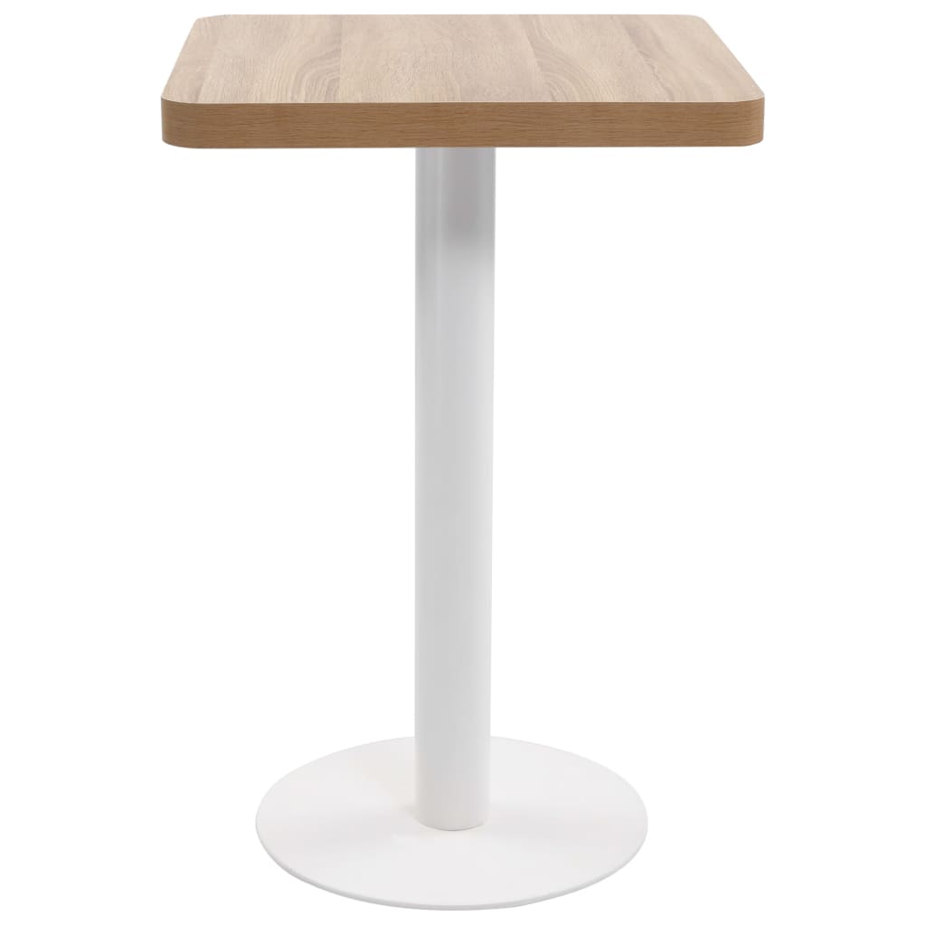 Bistro Table Light Brown 50x50 cm MDF- Kitchen & Dining Room Tables - HomeShopIreland - Home Shop Ireland - Kitchen & Dining Room Tables - Bistro Table Light Brown 50x50 cm MDF