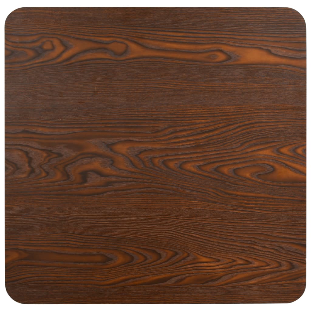 Bistro Table Dark Brown 80X80 cm MDF- Kitchen & Dining Room Tables - HomeShopIreland - Home Shop Ireland - Kitchen & Dining Room Tables - Bistro Table Dark Brown 80X80 cm MDF