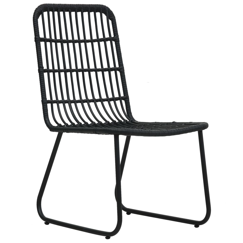 3 Piece Bistro Set Poly Rattan Black- Outdoor Furniture Sets - HomeShopIreland - Home Shop Ireland - Outdoor Furniture Sets - 3 Piece Bistro Set Poly Rattan Black