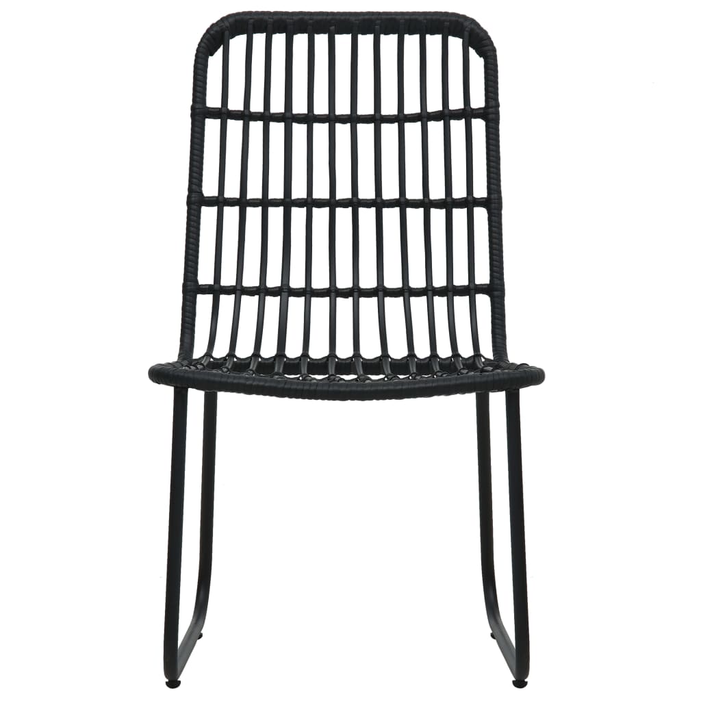 3 Piece Bistro Set Poly Rattan Black- Outdoor Furniture Sets - HomeShopIreland - Home Shop Ireland - Outdoor Furniture Sets - 3 Piece Bistro Set Poly Rattan Black