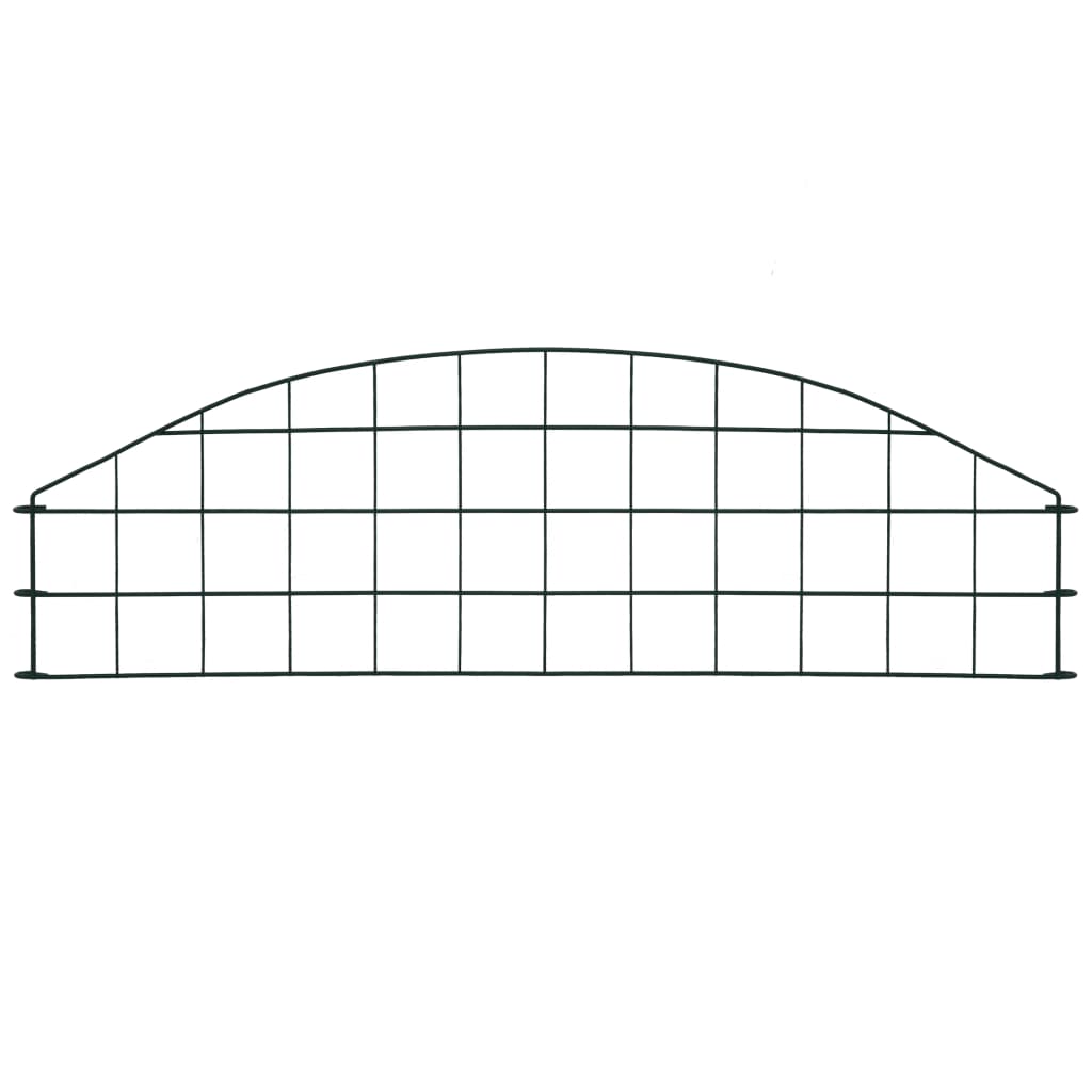 Arched Pond Fence Set 77.3x26 cm Green- Fence Panels - HomeShopIreland - Home Shop Ireland - Fence Panels - Arched Pond Fence Set 77.3x26 cm Green