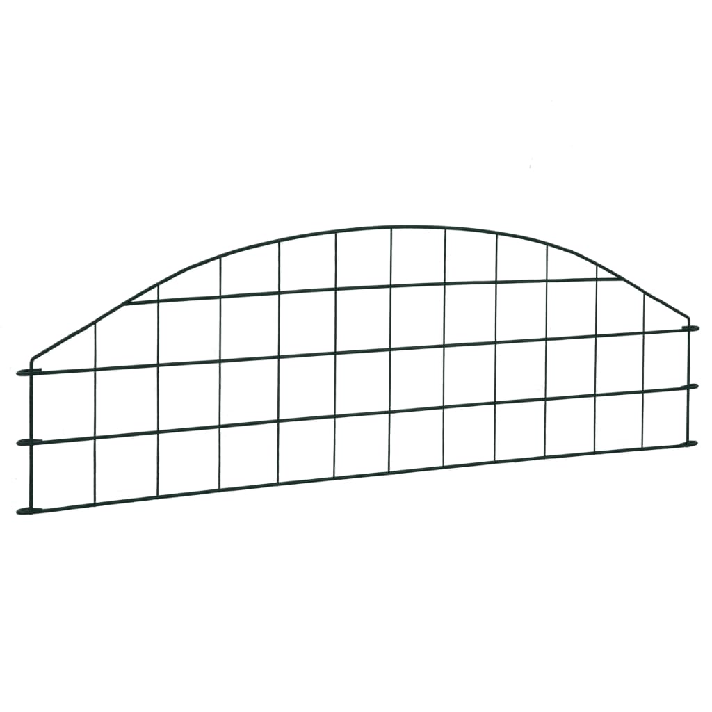 Arched Pond Fence Set 77.3x26 cm Green- Fence Panels - HomeShopIreland - Home Shop Ireland - Fence Panels - Arched Pond Fence Set 77.3x26 cm Green