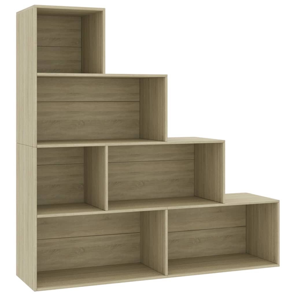 Book Cabinet/Room Divider Sonoma Oak 155x24x160 cm Chipboard- Bookcases & Standing Shelves - HomeShopIreland - Home Shop Ireland - Bookcases & Standing Shelves - Book Cabinet/Room Divider Sonoma Oak 155x24x160 cm Chipboard