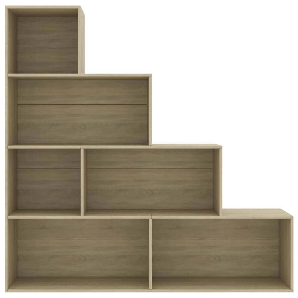 Book Cabinet/Room Divider Sonoma Oak 155x24x160 cm Chipboard- Bookcases & Standing Shelves - HomeShopIreland - Home Shop Ireland - Bookcases & Standing Shelves - Book Cabinet/Room Divider Sonoma Oak 155x24x160 cm Chipboard