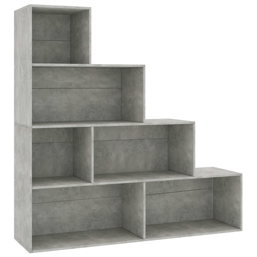 Book Cabinet/Room Divider Concrete Grey 155x24x160 cm Chipboard- Bookcases & Standing Shelves - HomeShopIreland - Home Shop Ireland - Bookcases & Standing Shelves - Book Cabinet/Room Divider Concrete Grey 155x24x160 cm Chipboard