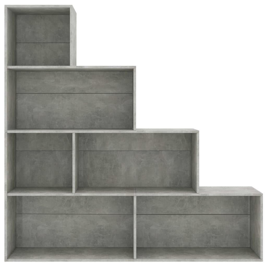 Book Cabinet/Room Divider Concrete Grey 155x24x160 cm Chipboard- Bookcases & Standing Shelves - HomeShopIreland - Home Shop Ireland - Bookcases & Standing Shelves - Book Cabinet/Room Divider Concrete Grey 155x24x160 cm Chipboard