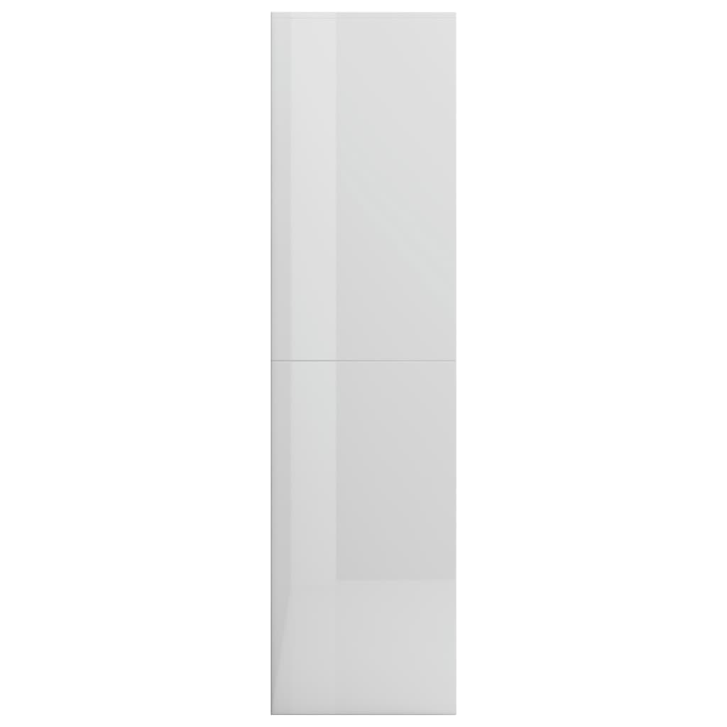 Book Cabinet/Room Divider High Gloss White 155x24x160 cm Chipboard- Bookcases & Standing Shelves - HomeShopIreland - Home Shop Ireland - Bookcases & Standing Shelves - Book Cabinet/Room Divider High Gloss White 155x24x160 cm Chipboard