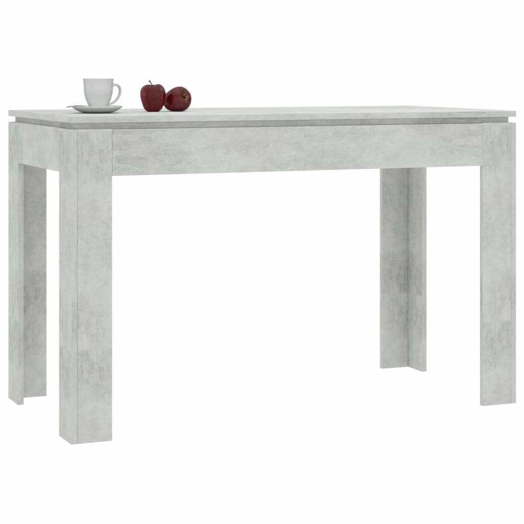 Dining Table Concrete Grey 120x60x76 cm Chipboard- Kitchen & Dining Room Tables - HomeShopIreland - Home Shop Ireland - Kitchen & Dining Room Tables - Dining Table Concrete Grey 120x60x76 cm Chipboard