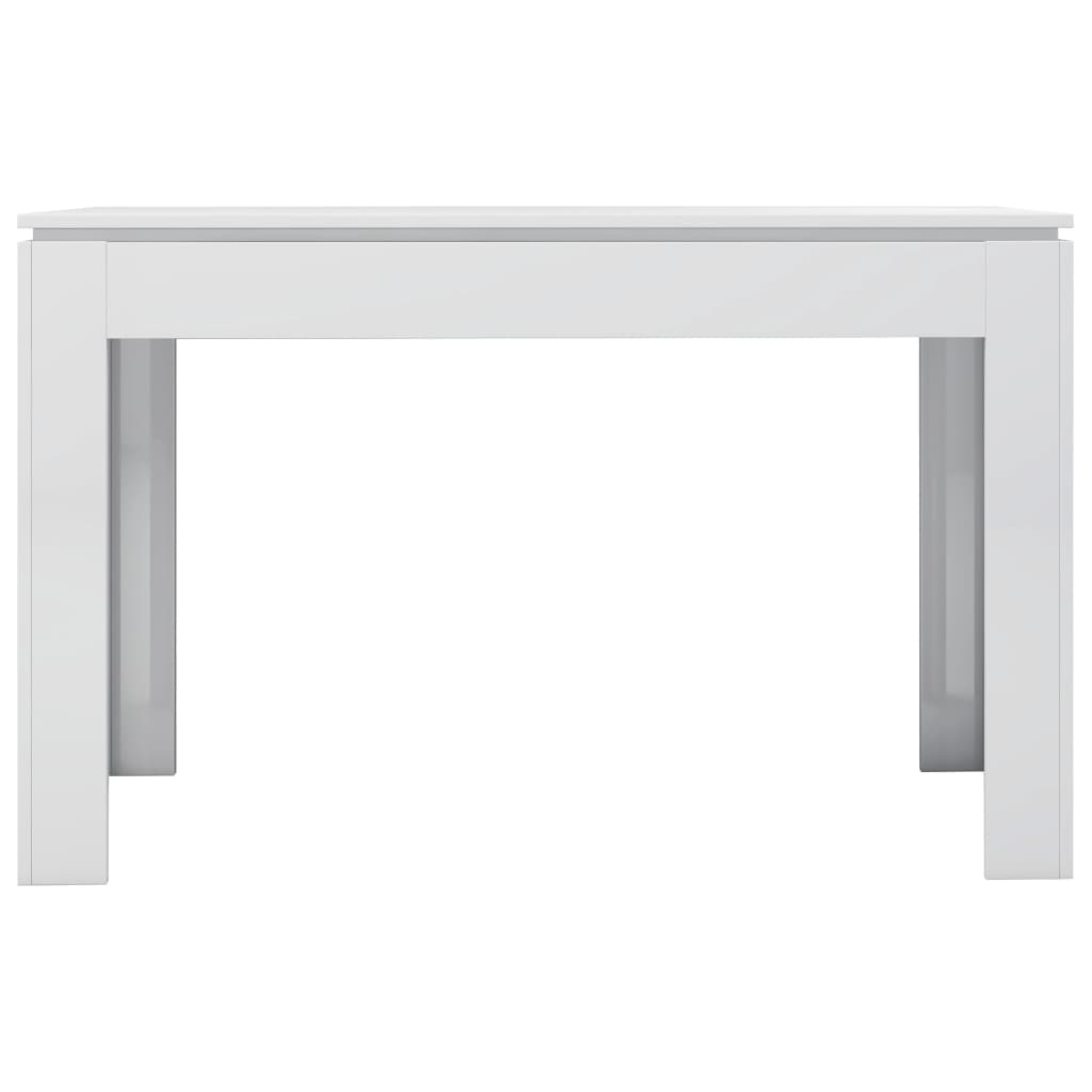 Dining Table High Gloss White 120x60x76 cm Chipboard- Kitchen & Dining Room Tables - HomeShopIreland - Home Shop Ireland - Kitchen & Dining Room Tables - Dining Table High Gloss White 120x60x76 cm Chipboard