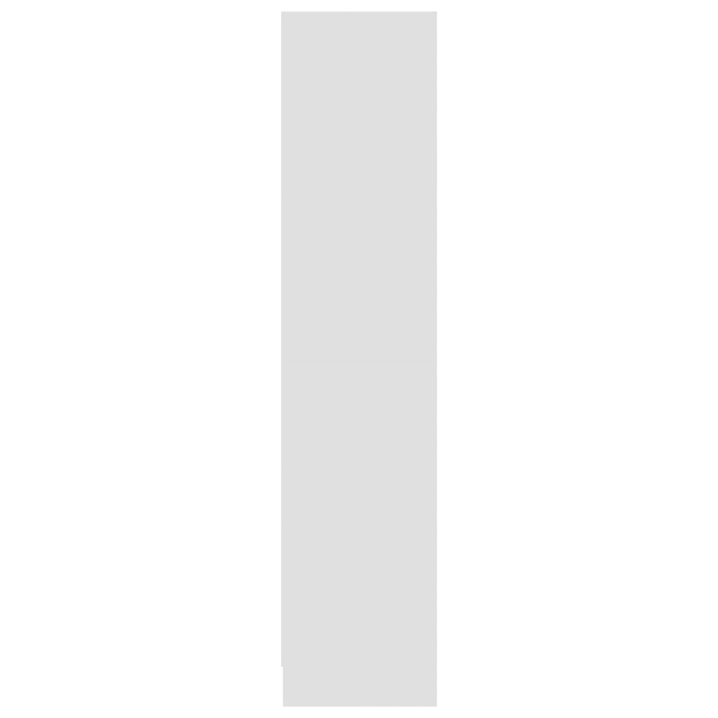 3-Tier Book Cabinet White 60x24x108 cm Chipboard- Bookcases & Standing Shelves - HomeShopIreland - Home Shop Ireland - Bookcases & Standing Shelves - 3-Tier Book Cabinet White 60x24x108 cm Chipboard
