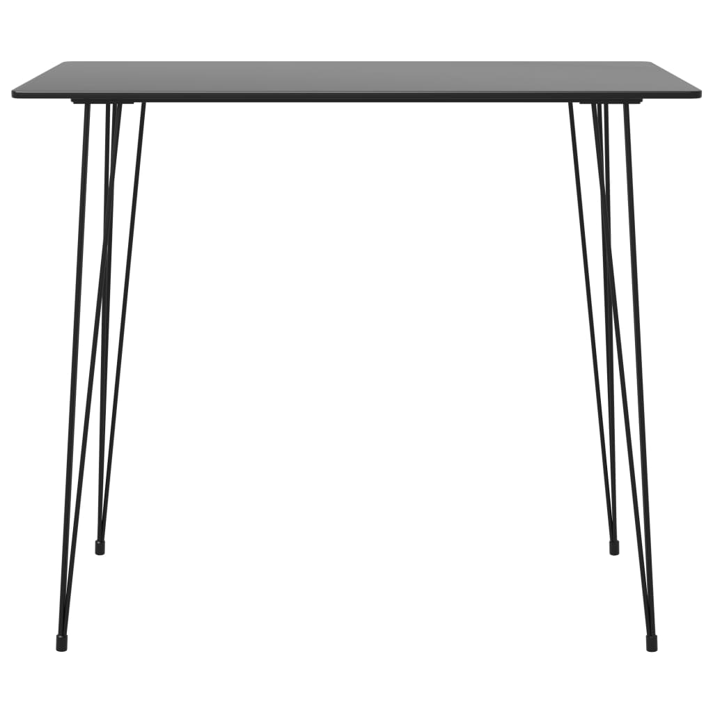 Bar Table Black 120x60x105 cm- Kitchen & Dining Room Tables - HomeShopIreland - Home Shop Ireland - Kitchen & Dining Room Tables - Bar Table Black 120x60x105 cm