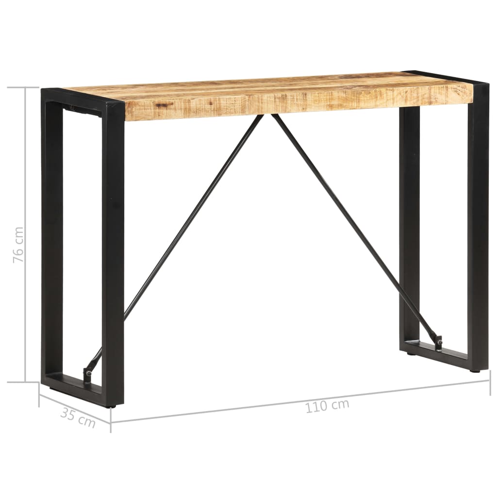 Console Table 110x35x76 cm Solid Mango Wood- End Tables - HomeShopIreland - Home Shop Ireland - End Tables - Console Table 110x35x76 cm Solid Mango Wood