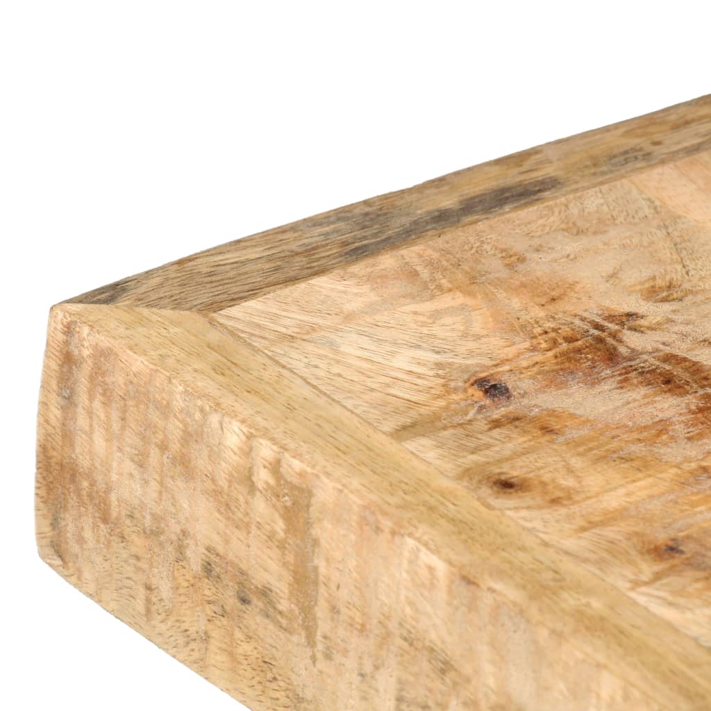 Dining Table 180x90x76 cm Solid Rough Mango Wood- Kitchen & Dining Room Tables - HomeShopIreland - Home Shop Ireland - Kitchen & Dining Room Tables - Dining Table 180x90x76 cm Solid Rough Mango Wood