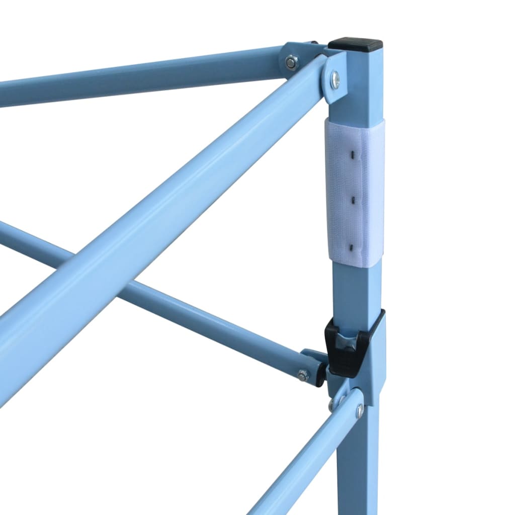 Professional Folding Party Tent with 4 Sidewalls 3x6 m Steel Blue- Canopies & Gazebos - HomeShopIreland - Home Shop Ireland - Canopies & Gazebos - Professional Folding Party Tent with 4 Sidewalls 3x6 m Steel Blue