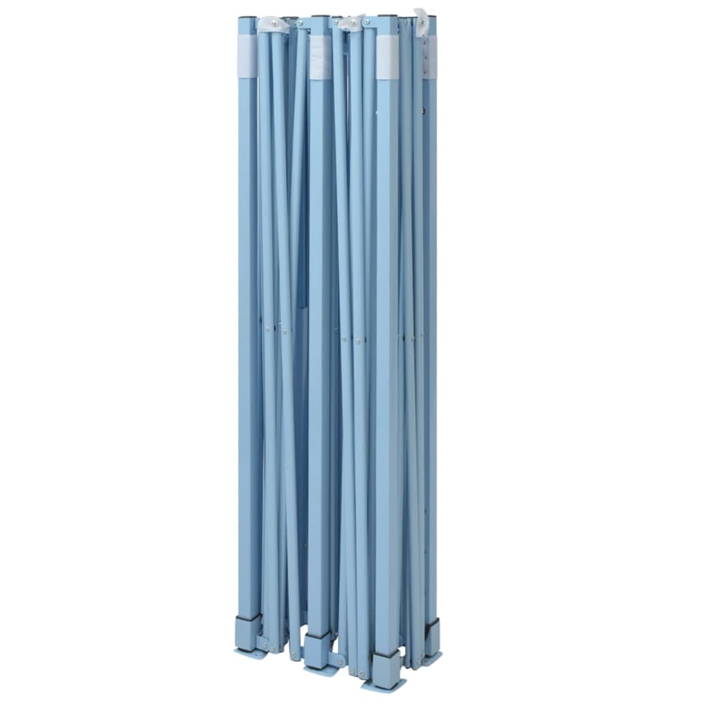 Professional Folding Party Tent with 4 Sidewalls 3x6 m Steel Blue- Canopies & Gazebos - HomeShopIreland - Home Shop Ireland - Canopies & Gazebos - Professional Folding Party Tent with 4 Sidewalls 3x6 m Steel Blue