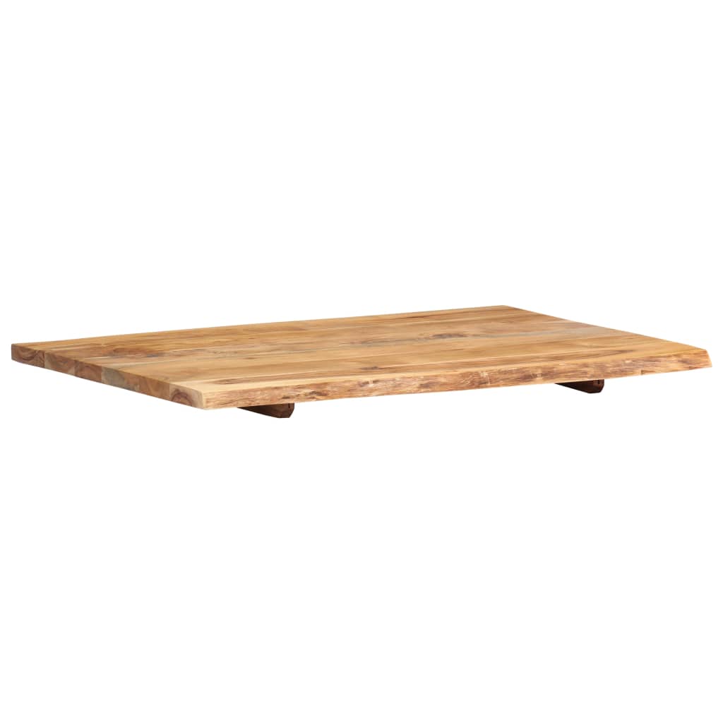 Bathroom Vanity Top Solid Acacia Wood 80x55x2.5 cm- Sink Accessories - HomeShopIreland - Home Shop Ireland - Sink Accessories - Bathroom Vanity Top Solid Acacia Wood 80x55x2.5 cm