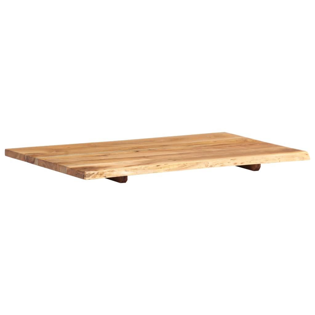Bathroom Vanity Top Solid Acacia Wood 80x55x2.5 cm- Sink Accessories - HomeShopIreland - Home Shop Ireland - Sink Accessories - Bathroom Vanity Top Solid Acacia Wood 80x55x2.5 cm