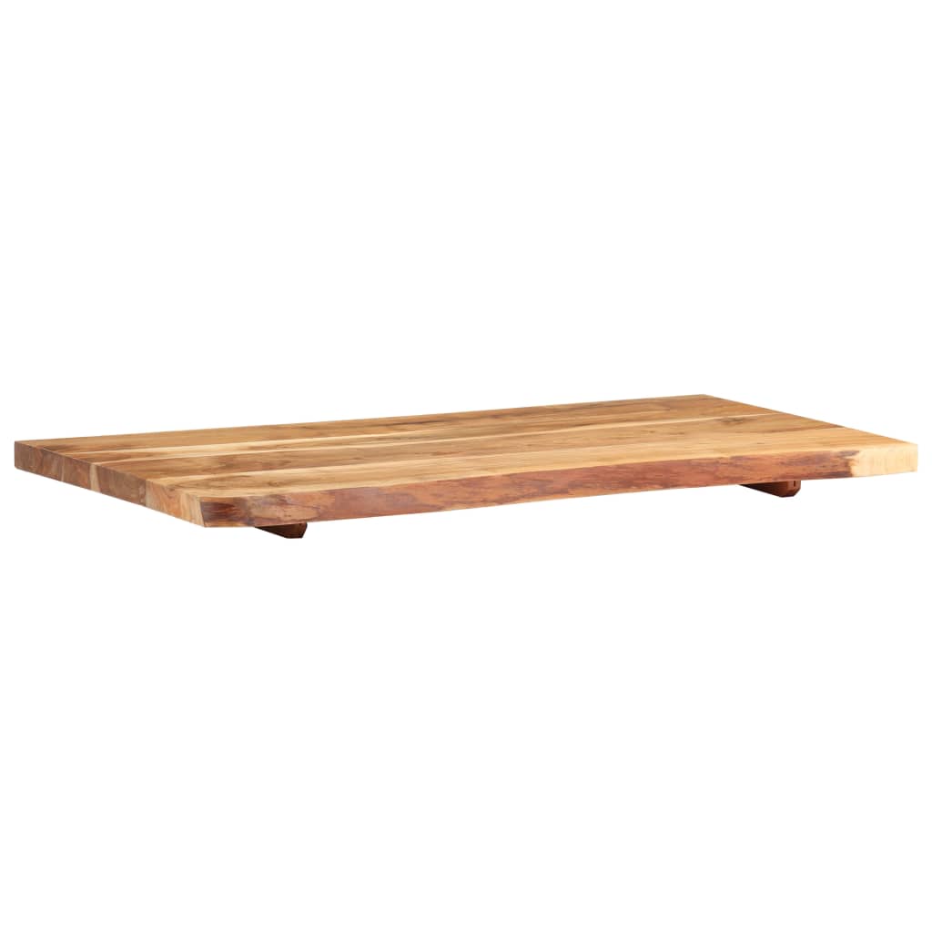 Bathroom Vanity Top Solid Acacia Wood 100x55x3.8 cm- Sink Accessories - HomeShopIreland - Home Shop Ireland - Sink Accessories - Bathroom Vanity Top Solid Acacia Wood 100x55x3.8 cm
