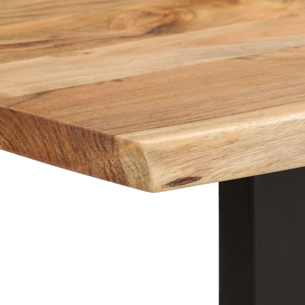 Dining Table 180x90x76 cm Solid Acacia Wood- Kitchen & Dining Room Tables - HomeShopIreland - Home Shop Ireland - Kitchen & Dining Room Tables - Dining Table 180x90x76 cm Solid Acacia Wood