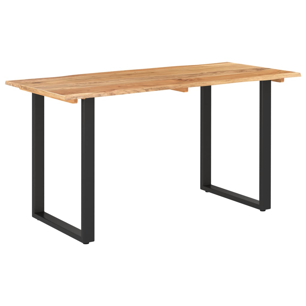 Dining Table 140x70x76 cm Solid Acacia Wood- Kitchen & Dining Room Tables - HomeShopIreland - Home Shop Ireland - Kitchen & Dining Room Tables - Dining Table 140x70x76 cm Solid Acacia Wood
