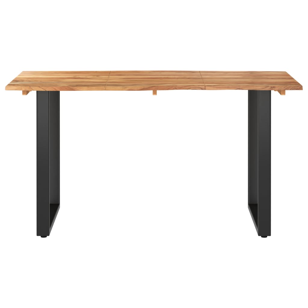 Dining Table 140x70x76 cm Solid Acacia Wood- Kitchen & Dining Room Tables - HomeShopIreland - Home Shop Ireland - Kitchen & Dining Room Tables - Dining Table 140x70x76 cm Solid Acacia Wood