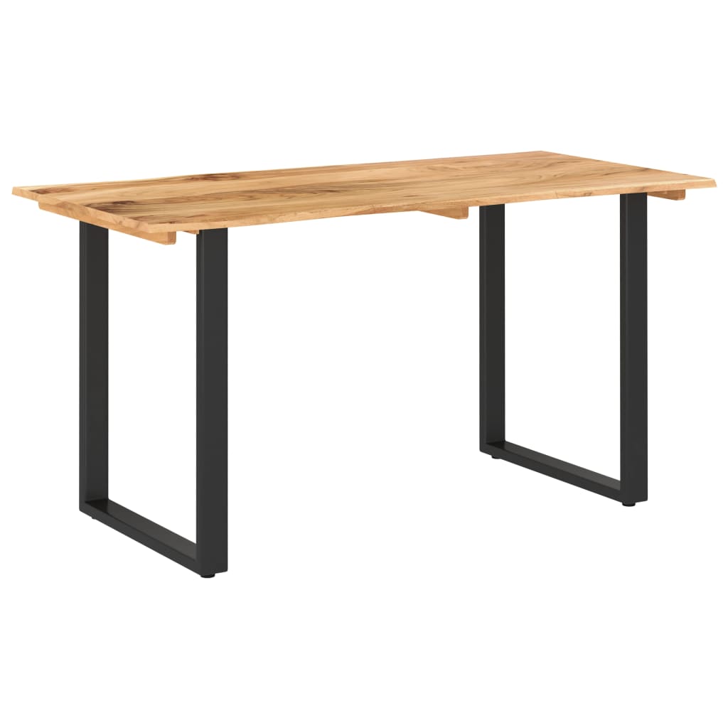 Dining Table 140x70x76 cm Solid Acacia Wood- Kitchen & Dining Room Tables - HomeShopIreland - Home Shop Ireland - Kitchen & Dining Room Tables - Dining Table 140x70x76 cm Solid Acacia Wood