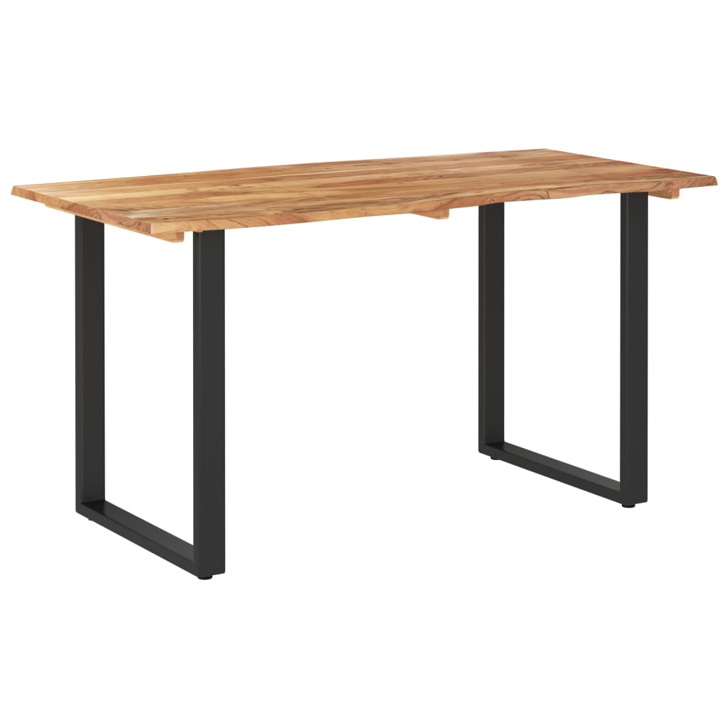 Dining Table 140x70x76 cm Solid Acacia Wood- Kitchen & Dining Room Tables - HomeShopIreland - Home Shop Ireland - Kitchen & Dining Room Tables - Dining Table 140x70x76 cm Solid Acacia Wood