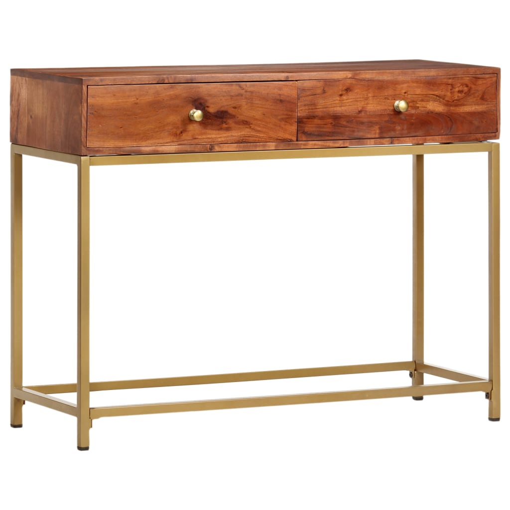 Console Table 100x35x76 cm Solid Acacia Wood- End Tables - HomeShopIreland - Home Shop Ireland - End Tables - Console Table 100x35x76 cm Solid Acacia Wood