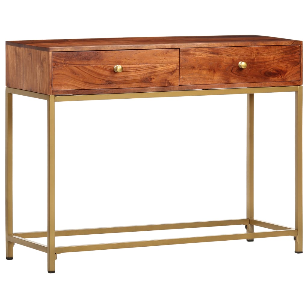 Console Table 100x35x76 cm Solid Acacia Wood- End Tables - HomeShopIreland - Home Shop Ireland - End Tables - Console Table 100x35x76 cm Solid Acacia Wood