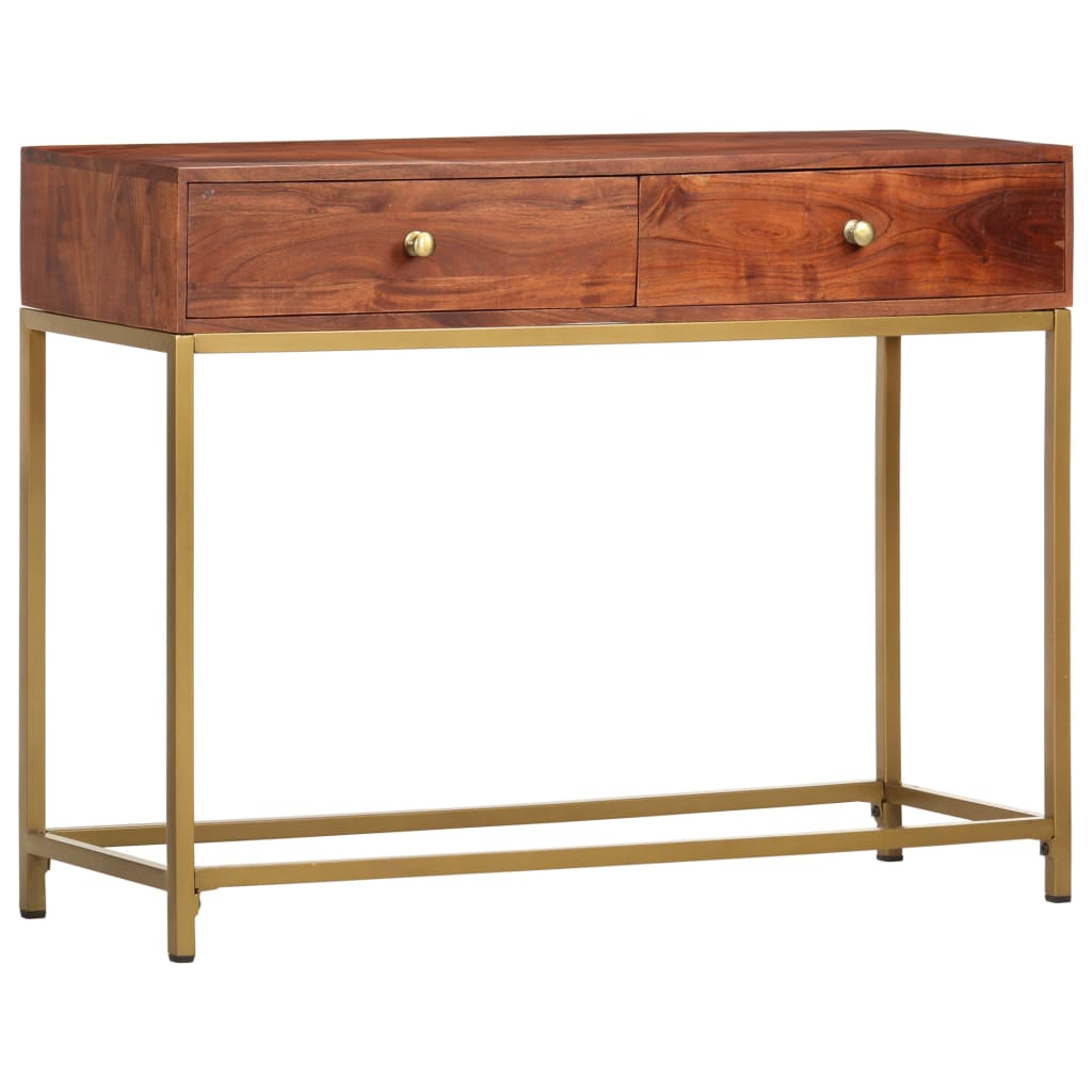 Console Table 100x35x76 cm Solid Acacia Wood- End Tables - HomeShopIreland - Home Shop Ireland - End Tables - Console Table 100x35x76 cm Solid Acacia Wood