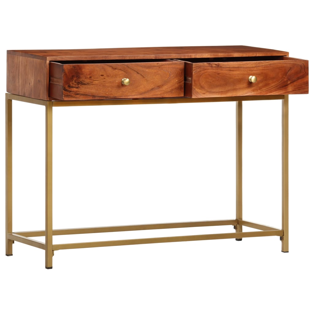 Console Table 100x35x76 cm Solid Acacia Wood- End Tables - HomeShopIreland - Home Shop Ireland - End Tables - Console Table 100x35x76 cm Solid Acacia Wood