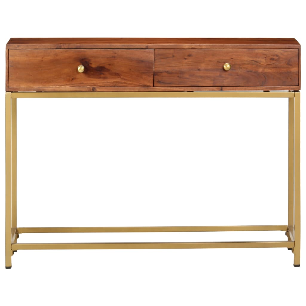 Console Table 100x35x76 cm Solid Acacia Wood- End Tables - HomeShopIreland - Home Shop Ireland - End Tables - Console Table 100x35x76 cm Solid Acacia Wood
