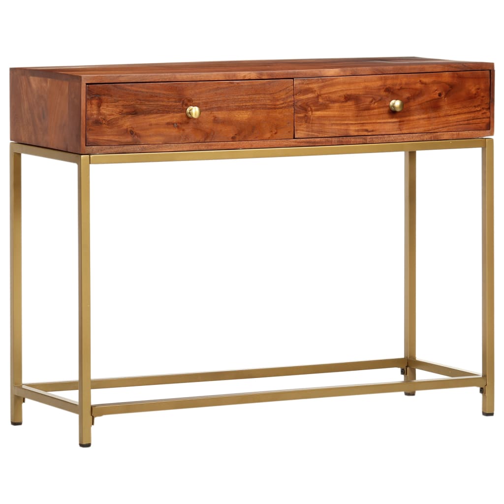 Console Table 100x35x76 cm Solid Acacia Wood- End Tables - HomeShopIreland - Home Shop Ireland - End Tables - Console Table 100x35x76 cm Solid Acacia Wood