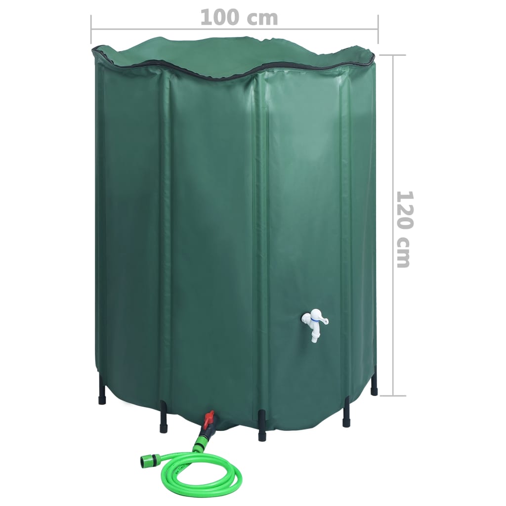 Collapsible Rain Water Tank with Spigot 1000 L- Rain Barrels - HomeShopIreland - Home Shop Ireland - Rain Barrels - Collapsible Rain Water Tank with Spigot 1000 L