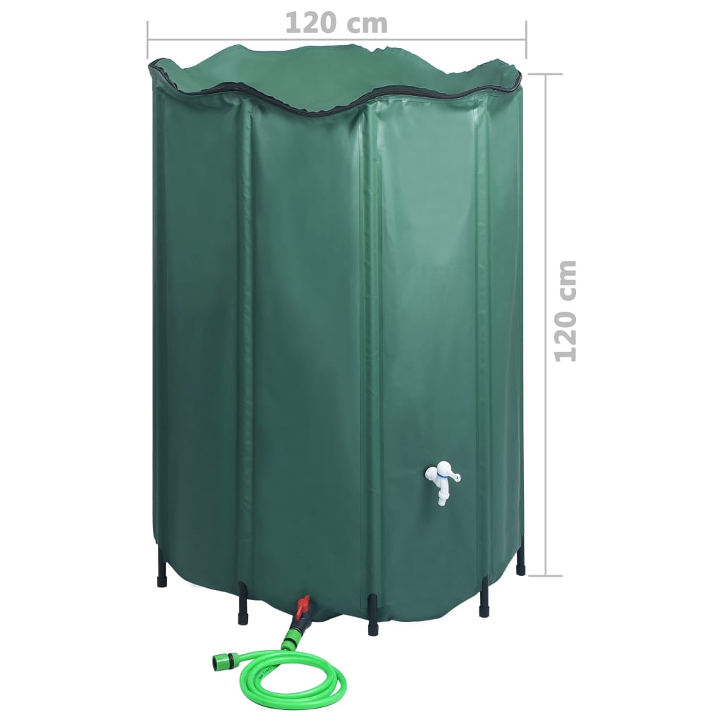 Collapsible Rain Water Tank with Spigot 1500 L- Rain Barrels - HomeShopIreland - Home Shop Ireland - Rain Barrels - Collapsible Rain Water Tank with Spigot 1500 L