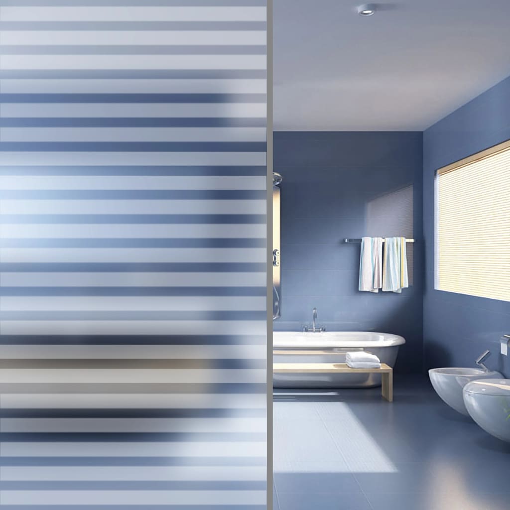 Frosted Privacy Window Film Adhesive Stripes 0.9x50 m- Window Films - HomeShopIreland - Home Shop Ireland - Window Films - Frosted Privacy Window Film Adhesive Stripes 0.9x50 m