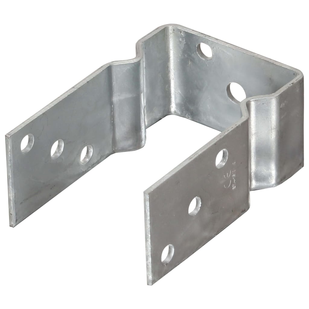 Fence Anchors 12 pcs Silver 9x6x15 cm Galvanised Steel- Ground Spikes - HomeShopIreland - Home Shop Ireland - Ground Spikes - Fence Anchors 12 pcs Silver 9x6x15 cm Galvanised Steel